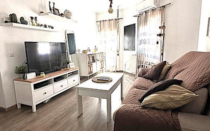 Living room of Flat for sale in Badalona  with Air Conditioner, Heating and Parquet flooring