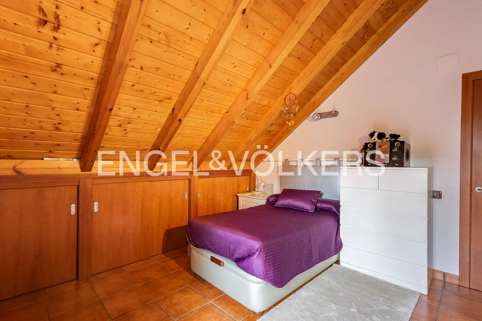 Bedroom of Houses for sale in Sant Cugat del Vallès  with Heating, Private garden and Parquet flooring
