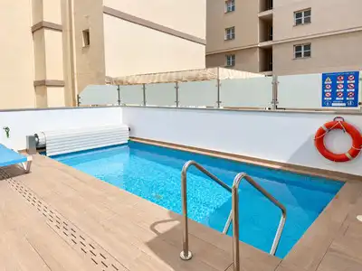 Swimming pool of Ground floor for sale in Centro ciudad