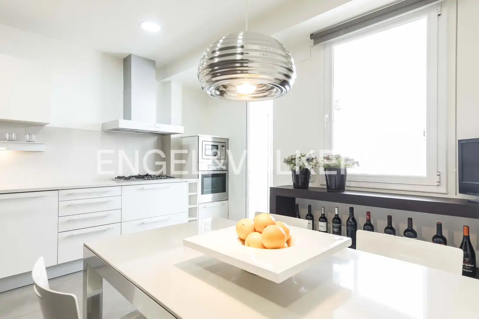 Kitchen of Flat for rent in Barcelona  with Air Conditioner, Heating and Parquet flooring