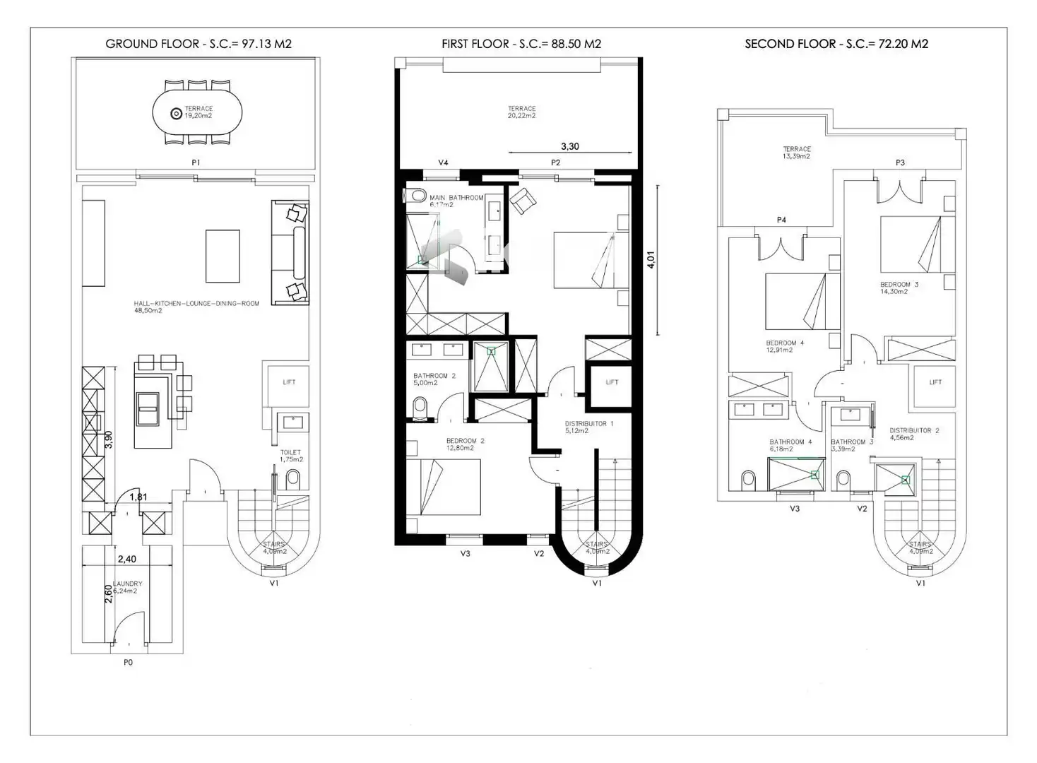 Casa adosada en venta en Estepona con Aire acondicionado, Terraza y Piscina
