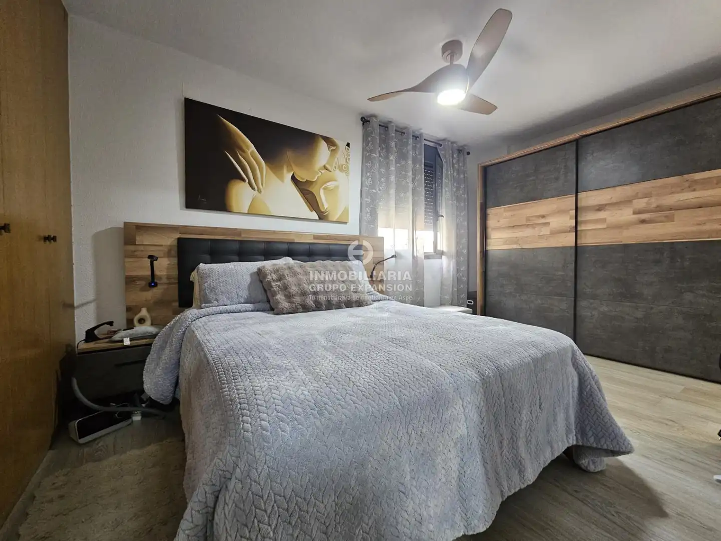 Schlafzimmer von Wohnung zum Verkauf in Aspe mit Klimaanlage, Heizung und Privatgarten
