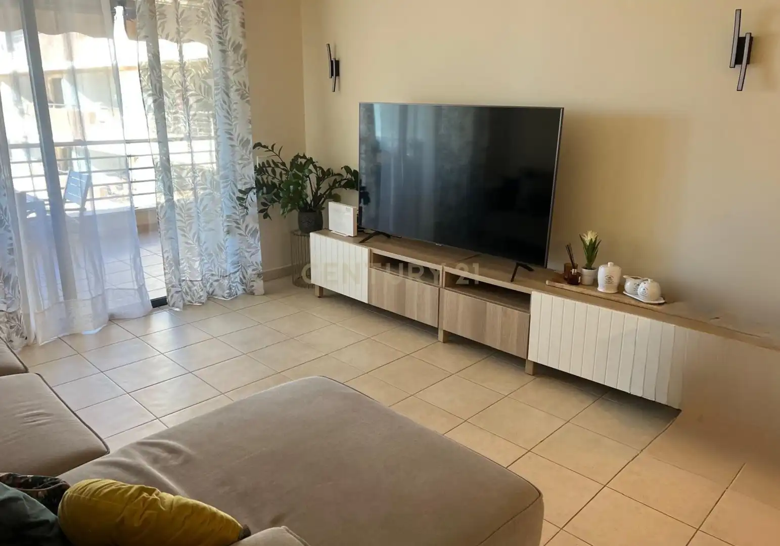 Sala de estar de Apartamento de alquiler en Santiago del Teide