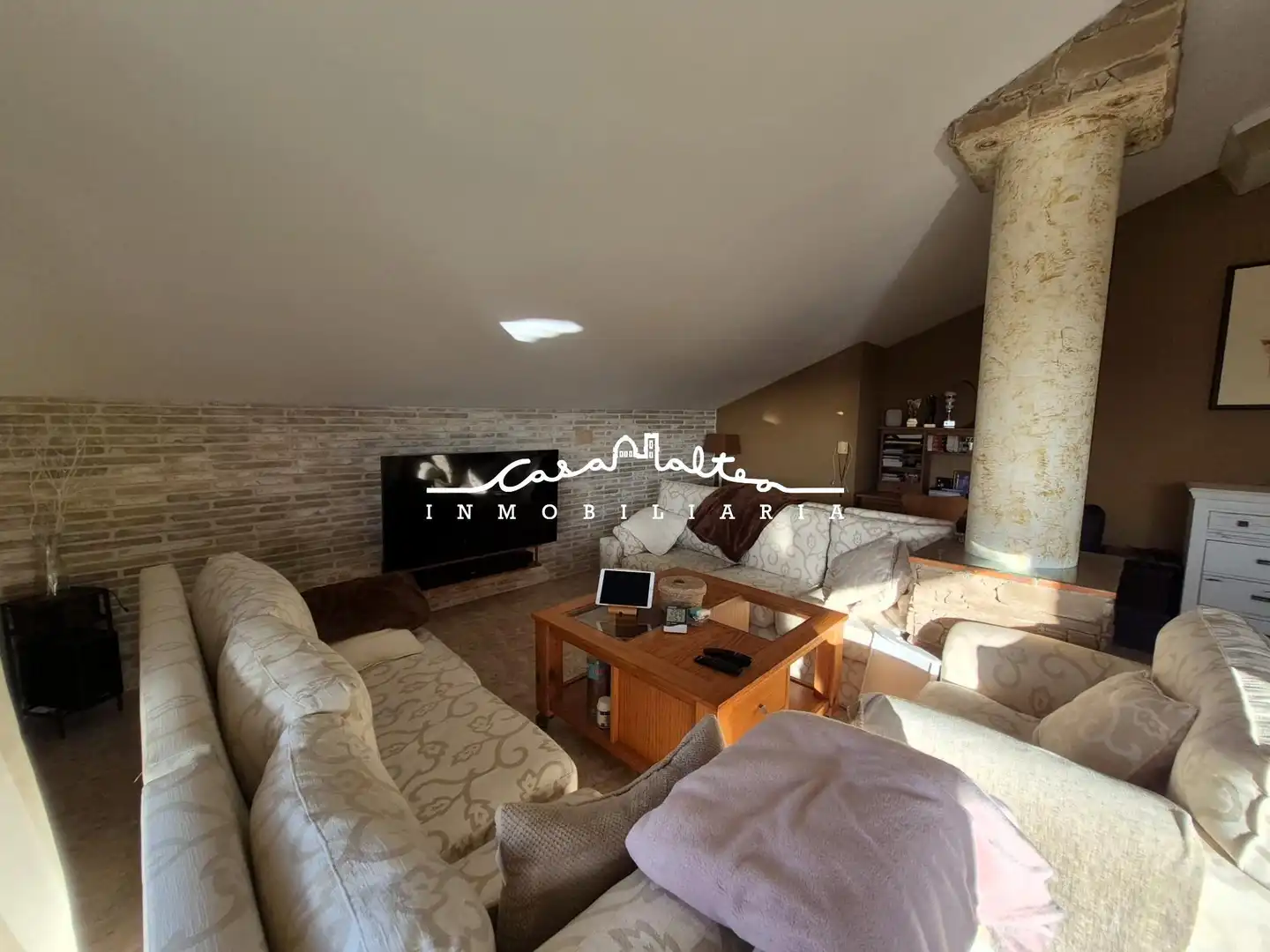 Sala d'estar de Àtic en venda en Altea amb Aire condicionat, Terrassa i Traster