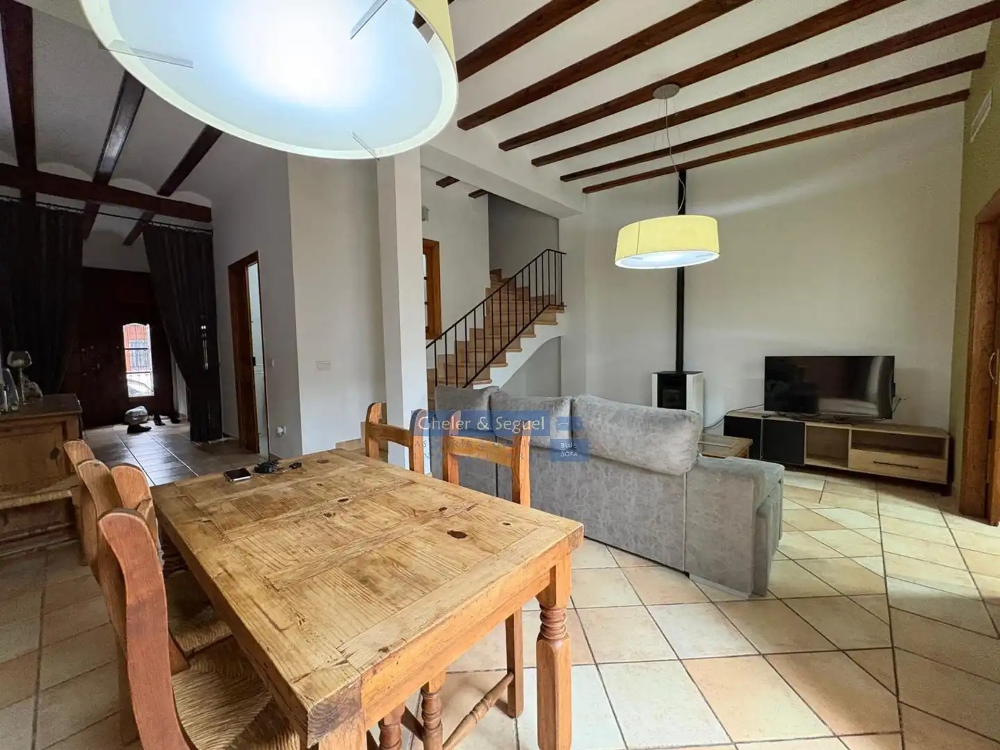 Sala de estar de Finca rústica de alquiler en Estivella con Terraza