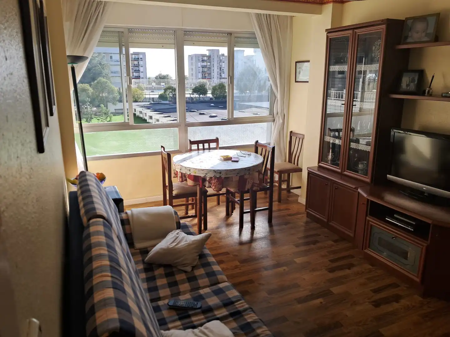 Living room of Flat for sale in Laredo  with Heating, Furnished and Washing machine