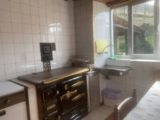 Cocina de Finca rústica en venta en Villayón con Terraza y Trastero
