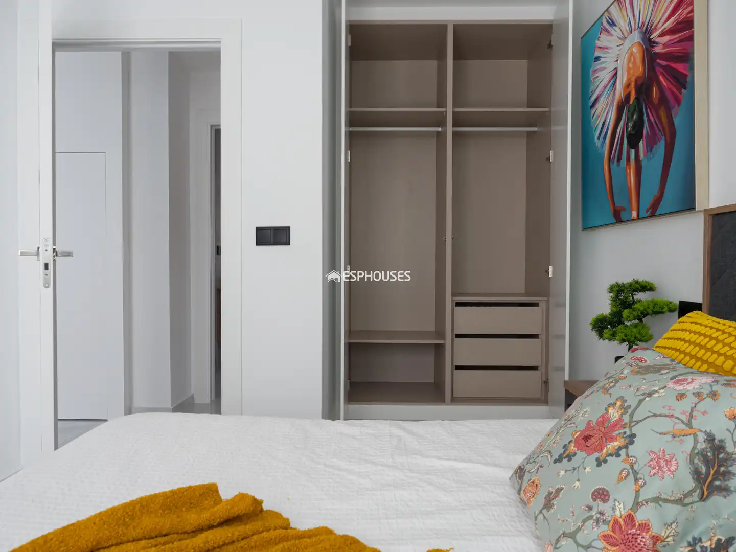 Habitación de Casa adosada en venta en San Pedro del Pinatar con Aire acondicionado, Terraza y Piscina