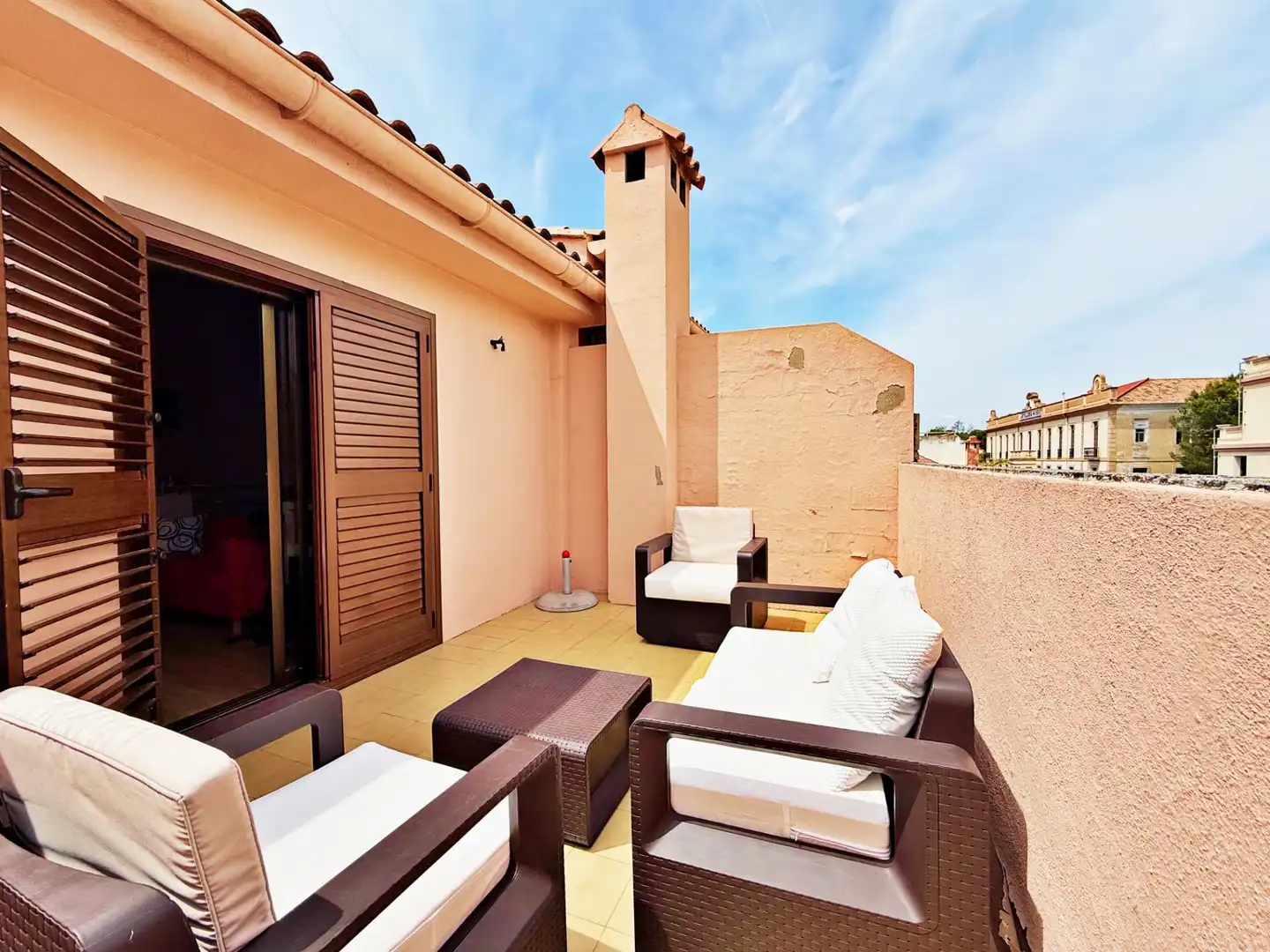 Terraza de Casa adosada en venta en Paterna con Aire acondicionado, Jardín privado y Trastero
