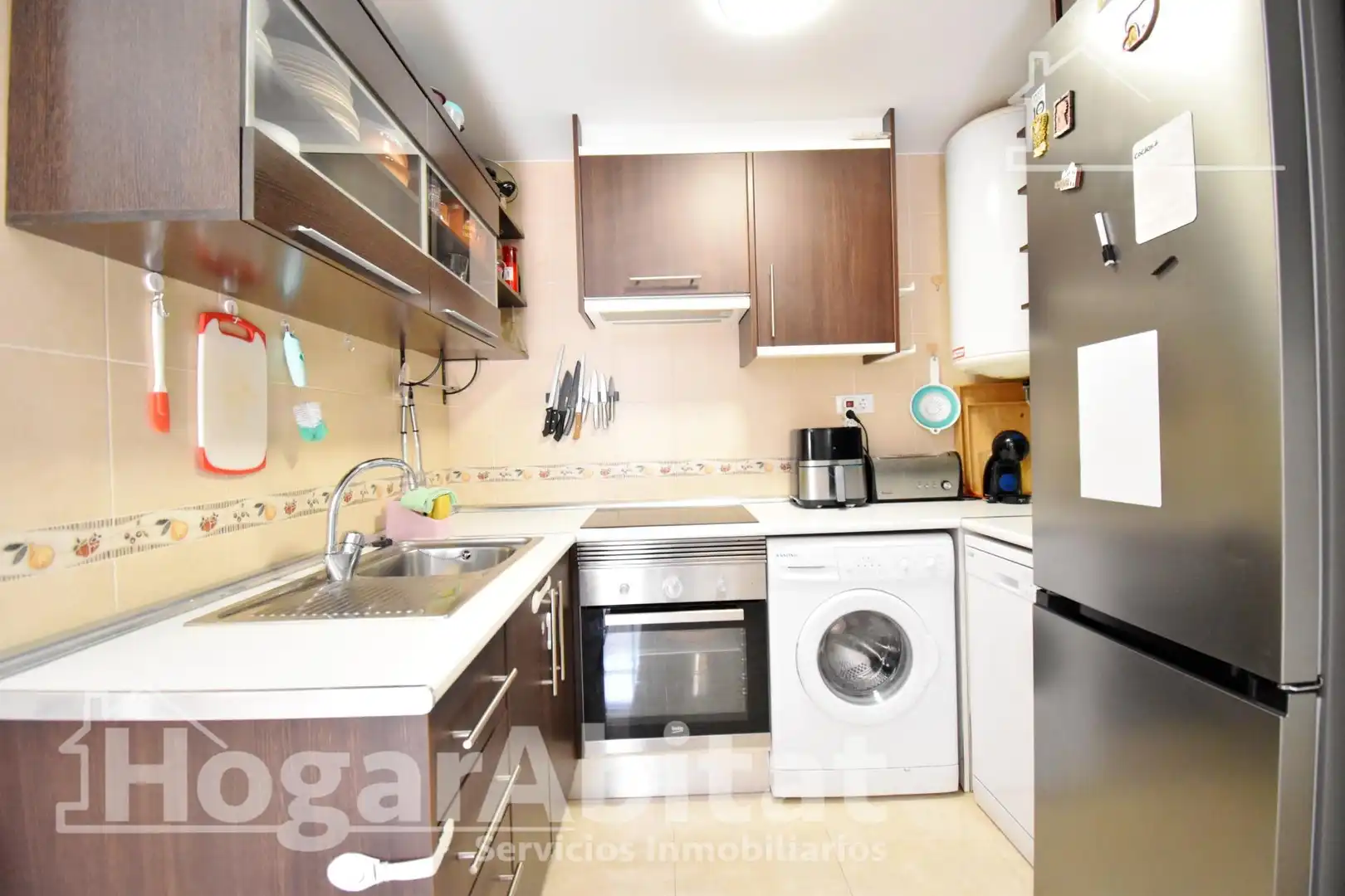 Cocina de Piso en venta en Bellreguard con Aire acondicionado, Calefacción y Jardín privado