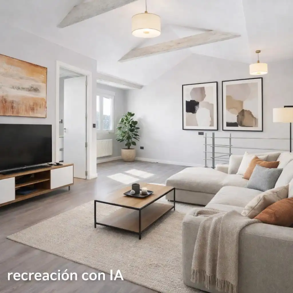 Sala de estar de Casa adosada en venta en Siero con Calefacción