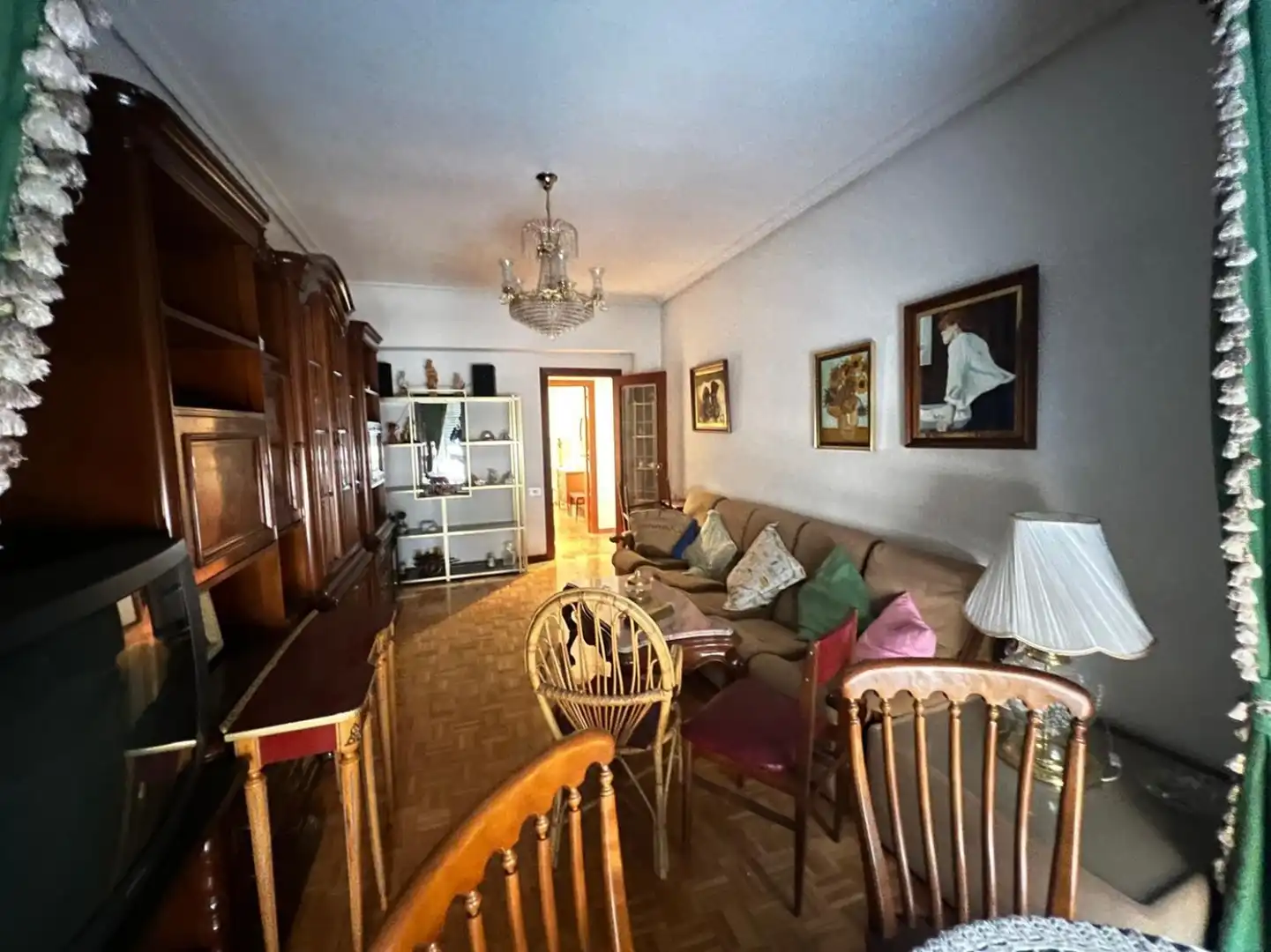Sala de estar de Piso en venta en  Logroño con Terraza