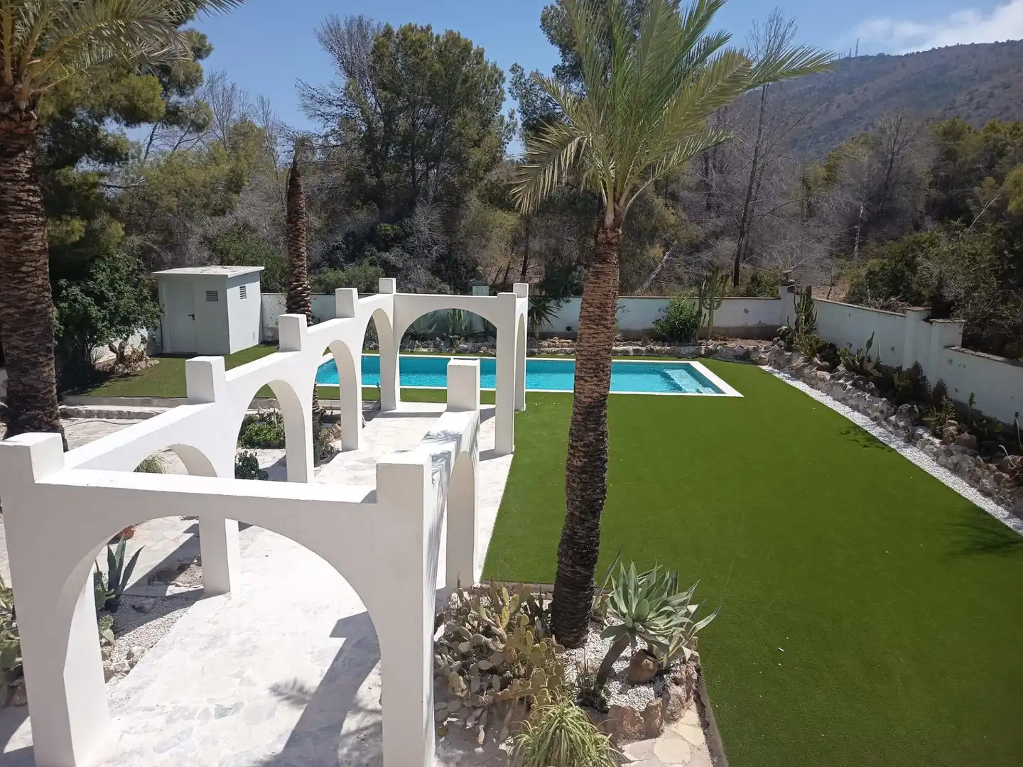 Piscina de Casa o chalet en venta en L'Alfàs del Pi con Jardín privado, Terraza y Trastero