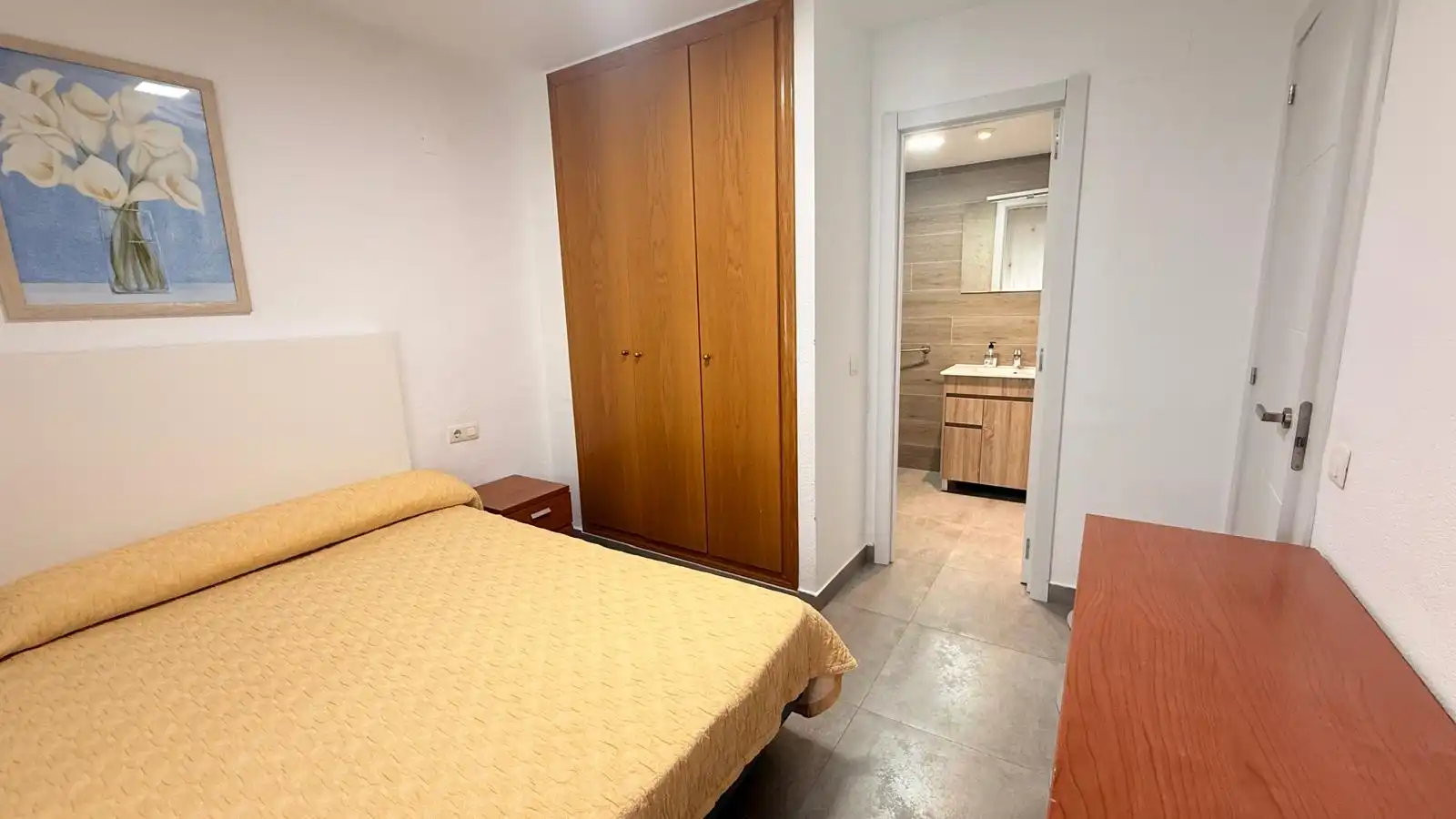 Bedroom of Flat for sale in Oropesa del Mar / Orpesa  with Air Conditioner, Heating and Terrace