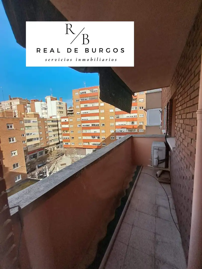 Balcony of Flat for rent in Valladolid  with Heating, Terrace and Furnished
