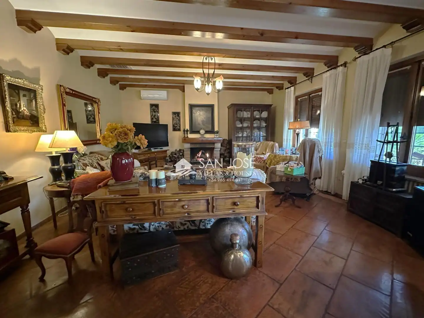 Sala de estar de Casa o chalet en venta en Novelda con Aire acondicionado, Calefacción y Jardín privado