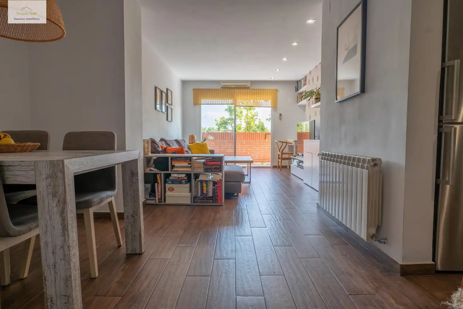 Wohnzimmer von Wohnung zum Verkauf in Badalona mit Klimaanlage, Heizung und Terrasse