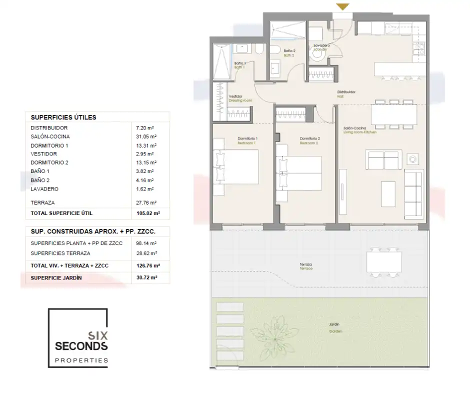 Apartamento con piscina en venta en Balcón de Finestrat - Terra Marina, imagen 2
