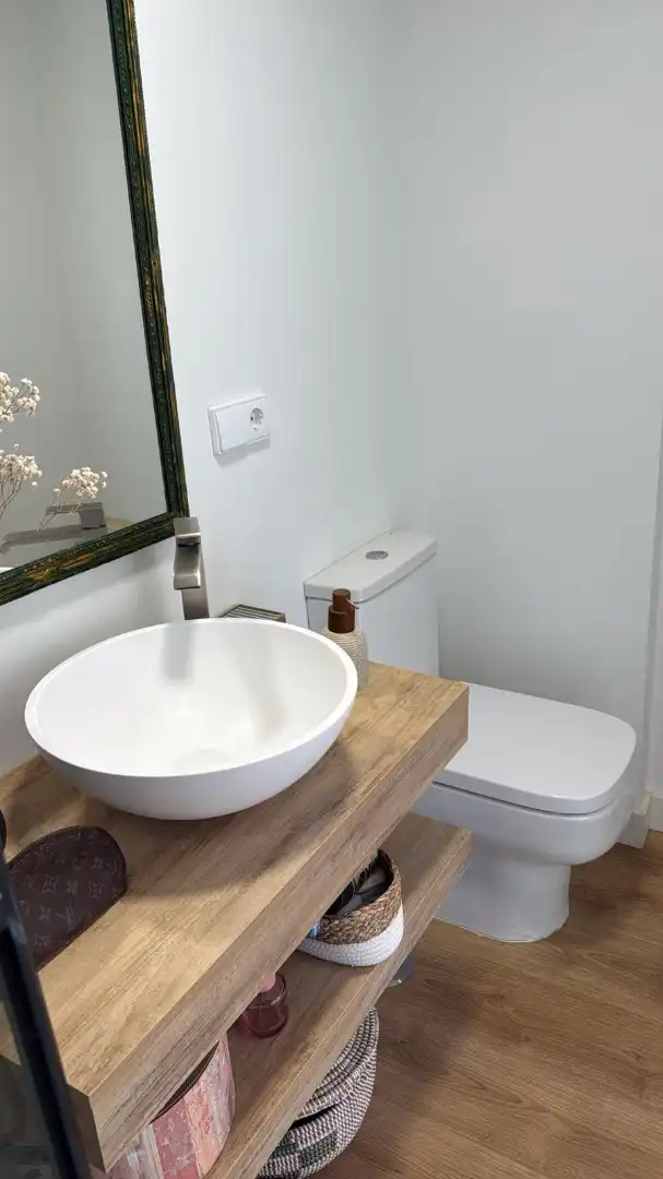 Baño de Casa o chalet de alquiler en Moaña con Aire acondicionado, Calefacción y Jardín privado
