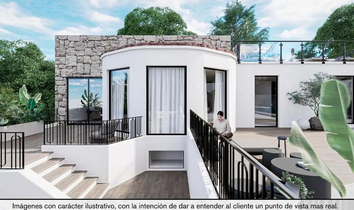 Terraza de Casa o chalet en venta en El Campello con Aire acondicionado, Calefacción y Jardín privado