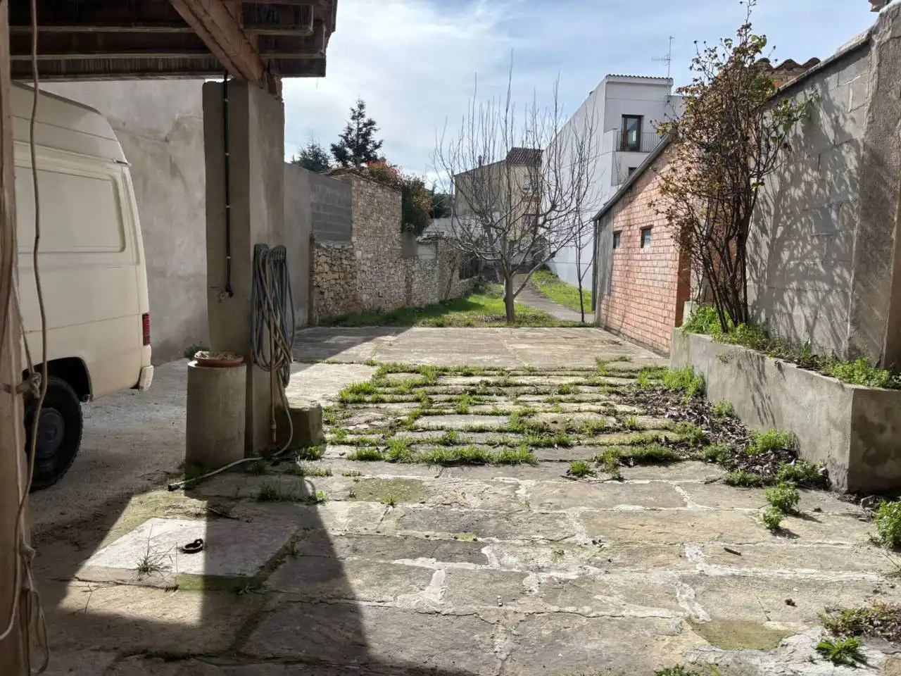 Vista exterior de Pis en venda en Santa Coloma de Queralt amb Jardí privat