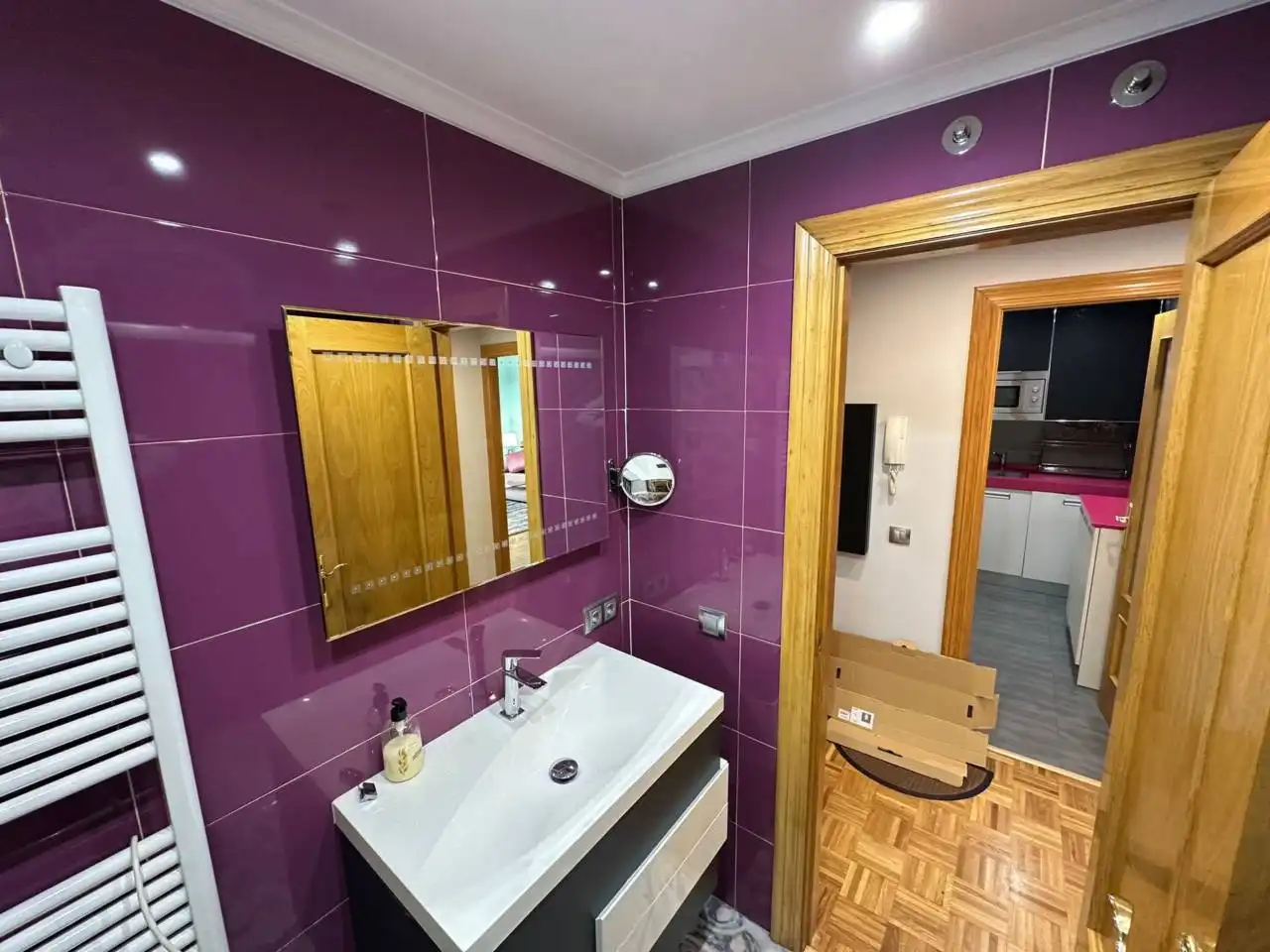Bany de Apartament en venda en Burgos amb Calefacció, Parquet i Moblat