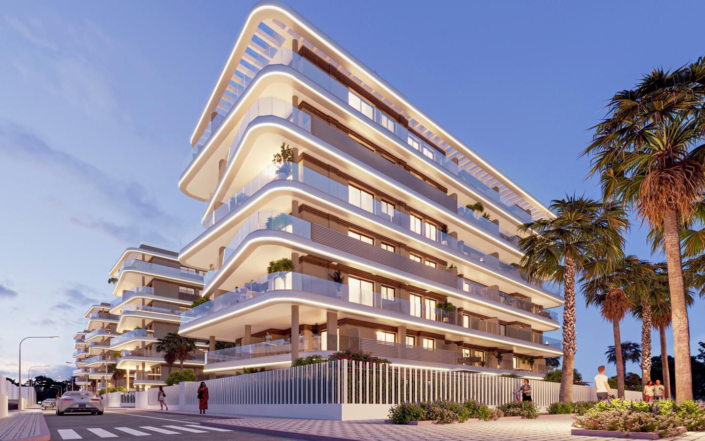 Exterior view of Flat for sale in El Puig de Santa Maria  with Air Conditioner, Terrace and Swimming Pool