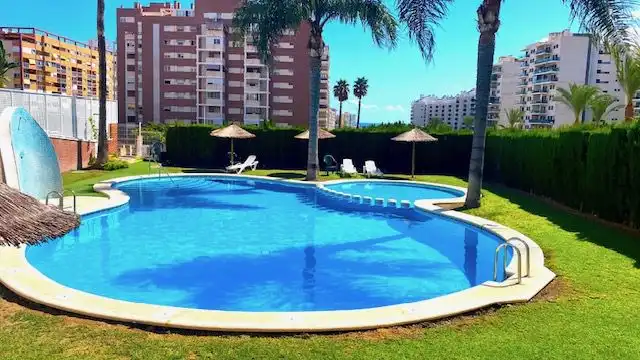 Piscina de Apartament en venda en Villajoyosa / La Vila Joiosa amb Aire condicionat, Calefacció i Terrassa