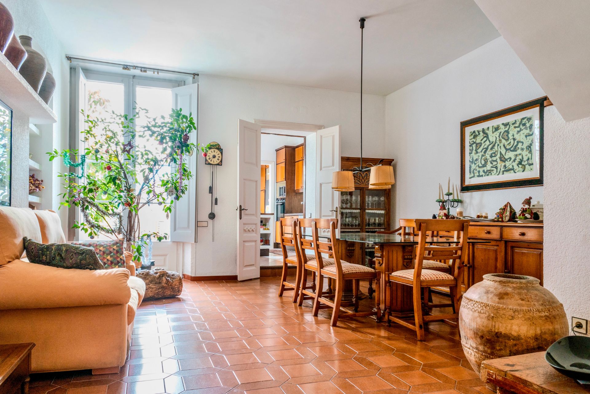 Comedor de Casa o chalet en venta en Premià de Mar con Calefacción, Parquet y Terraza