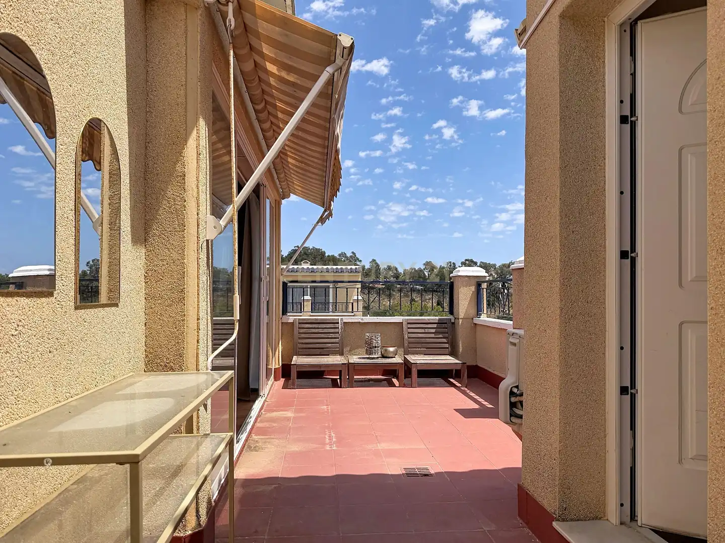 Terrace of Detached homes for rent in Pilar de la Horadada  with Air Conditioner and Community pool