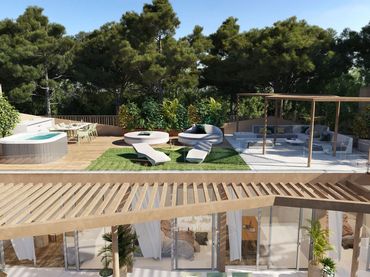 Penthouse mit Pool zum Verkauf in El Higuerón