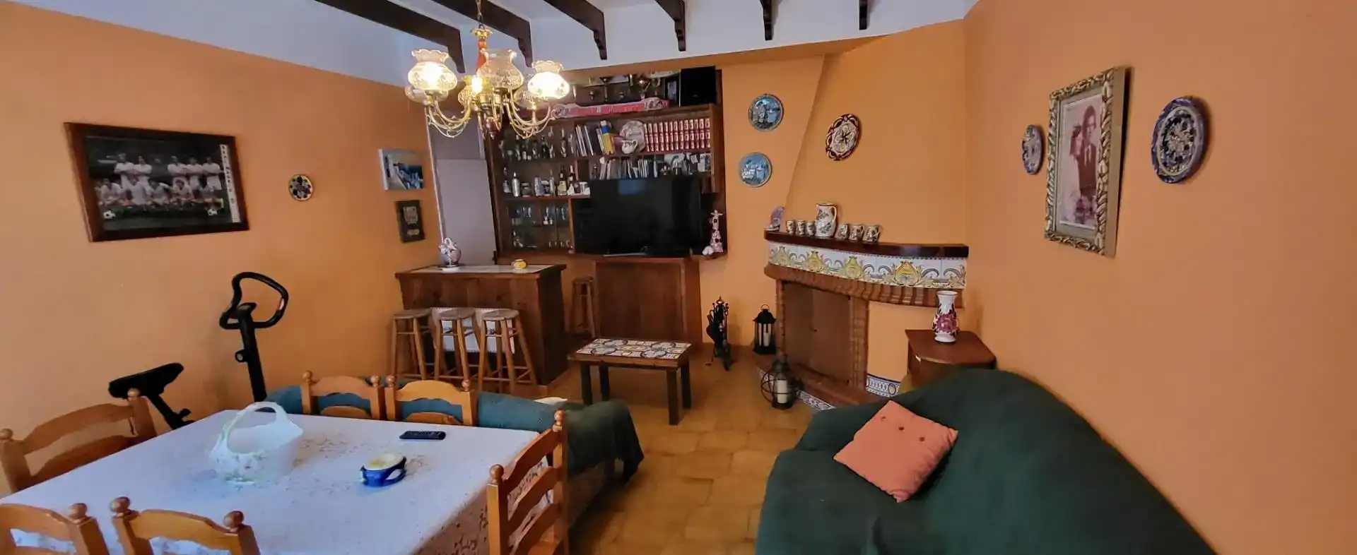 Sala de estar de Piso en venta en Algemesí con Aire acondicionado, Amueblado y Horno