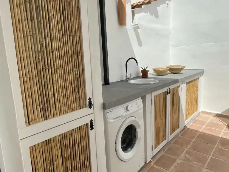 Kitchen of Flat for sale in Benamargosa  with Air Conditioner, Terrace and Furnished