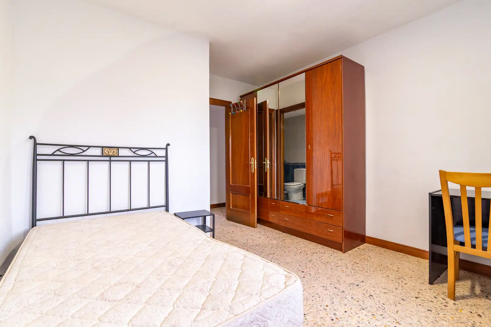 Bedroom of Attic for sale in Móstoles  with Heating, Terrace and Furnished