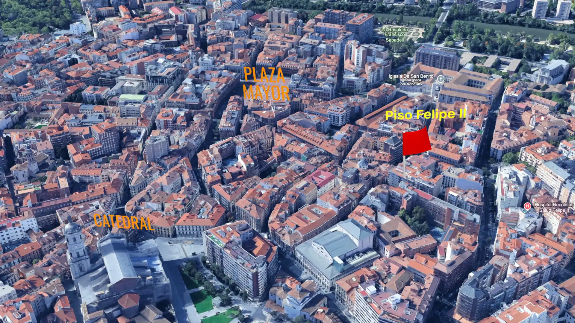 Vista exterior de Pis en venda en Valladolid amb Calefacció, Terrassa i Forn