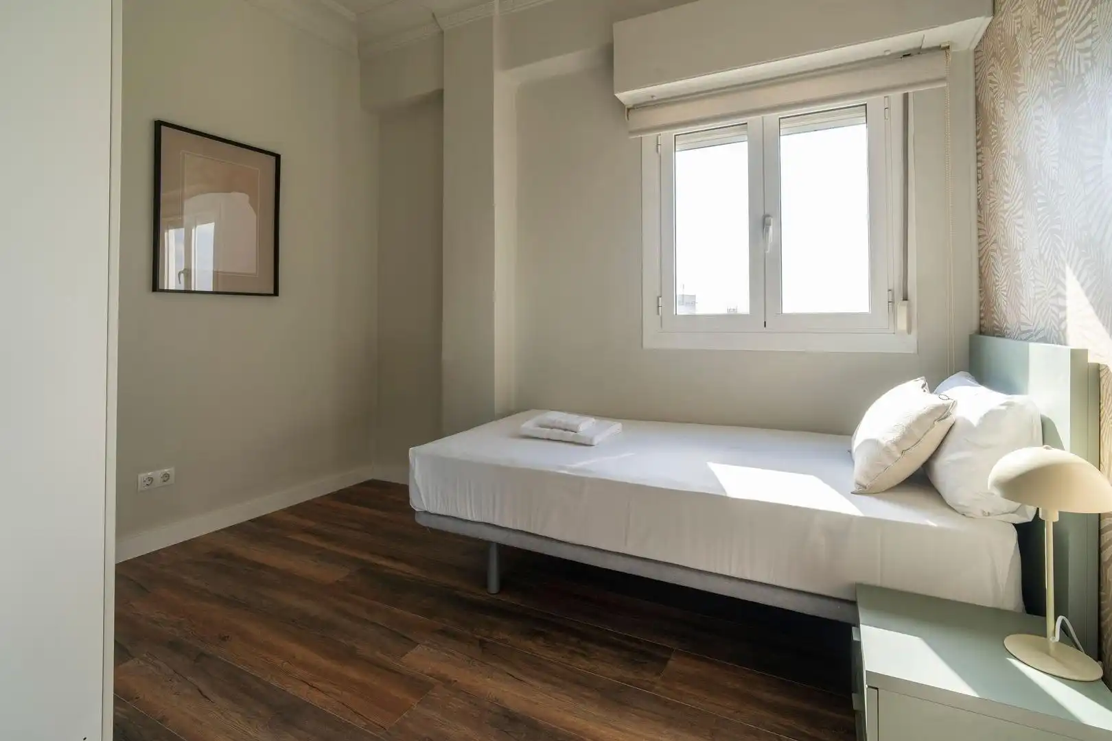 Bedroom of Attic for rent in Valencia  with Air Conditioner, Heating and Terrace