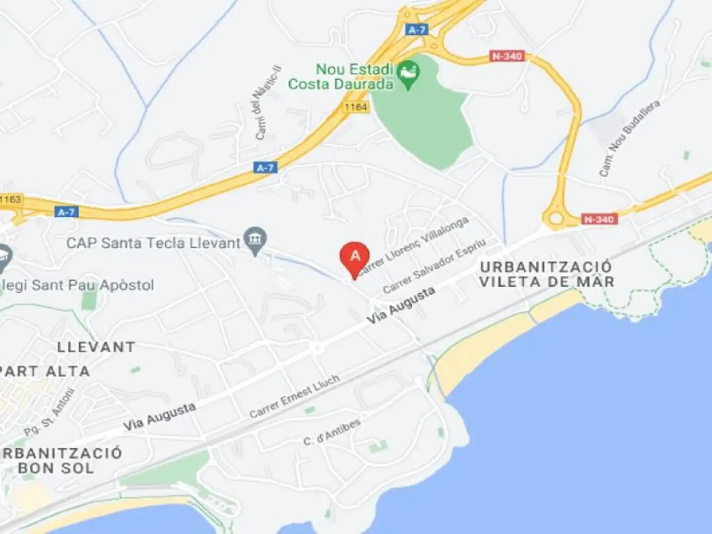Vista exterior de Piso en venta en Tarragona