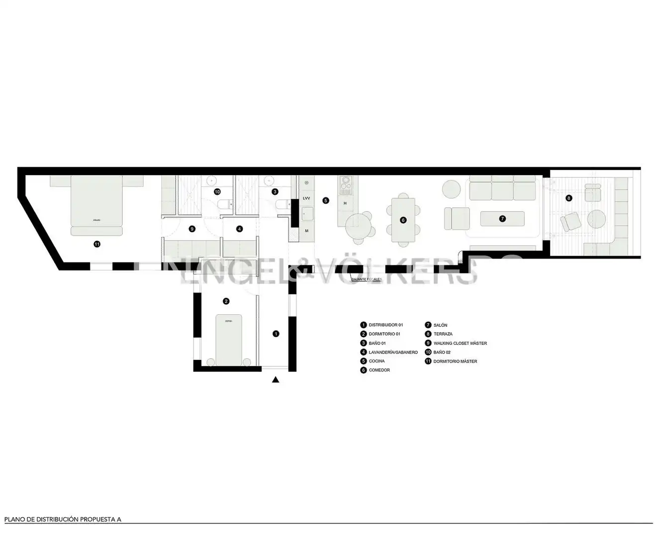 Penthouse mit Aufzug zum Verkauf in Lombia, imagen 8