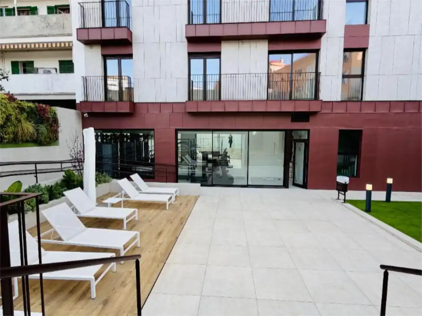 Terrassa de Pis de lloguer en  Palma de Mallorca amb Aire condicionat, Jardí privat i Traster