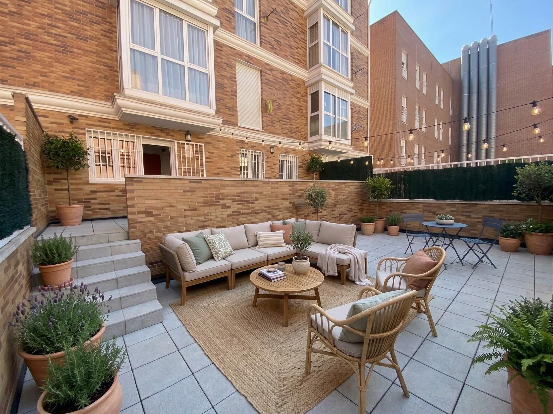 Terrassa de Planta baixa de lloguer en  Madrid Capital amb Aire condicionat, Calefacció i Terrassa