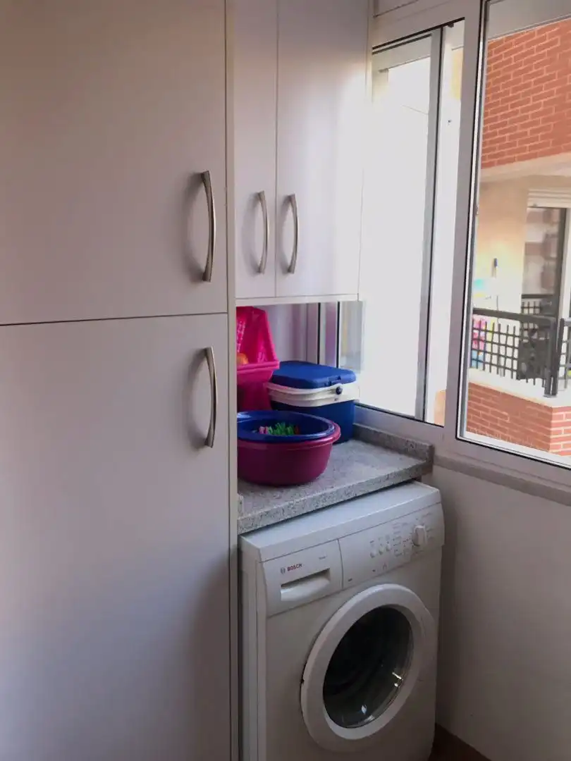 Kitchen of Flat for rent in Algeciras  with Air Conditioner and Furnished