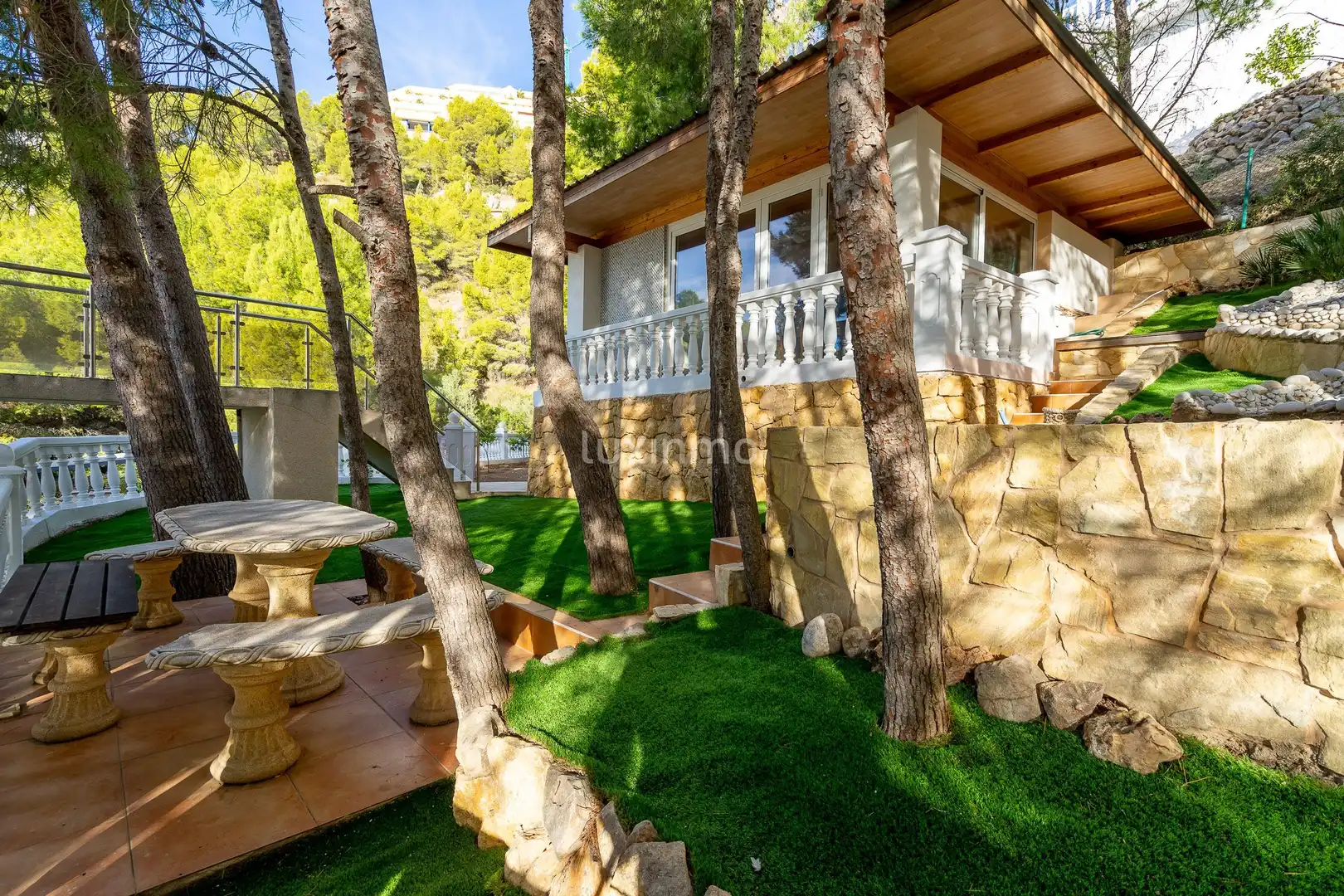 Jardín de Casa o chalet en venta en Altea con Aire acondicionado, Calefacción y Jardín privado