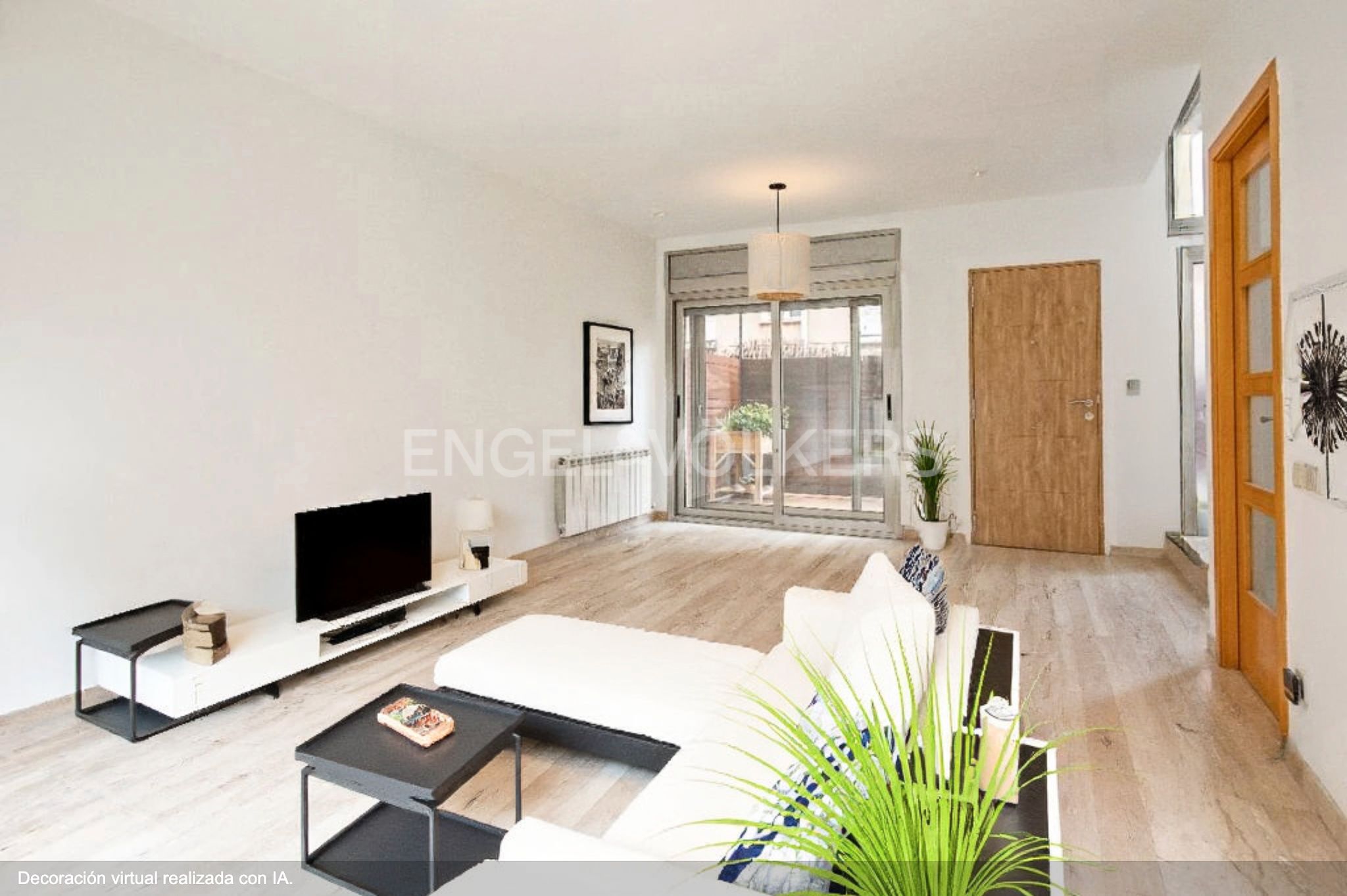 Sala de estar de Casa o chalet en venta en Sant Cugat del Vallès con Aire acondicionado, Calefacción y Jardín privado