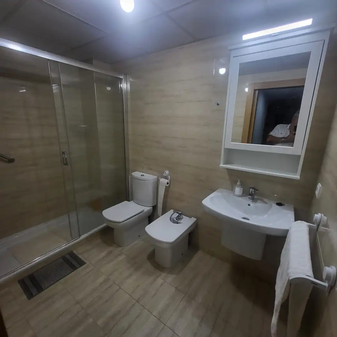 Badezimmer von Wohnung zum Verkauf in Calatayud mit Heizung, Möbliert und Ofen