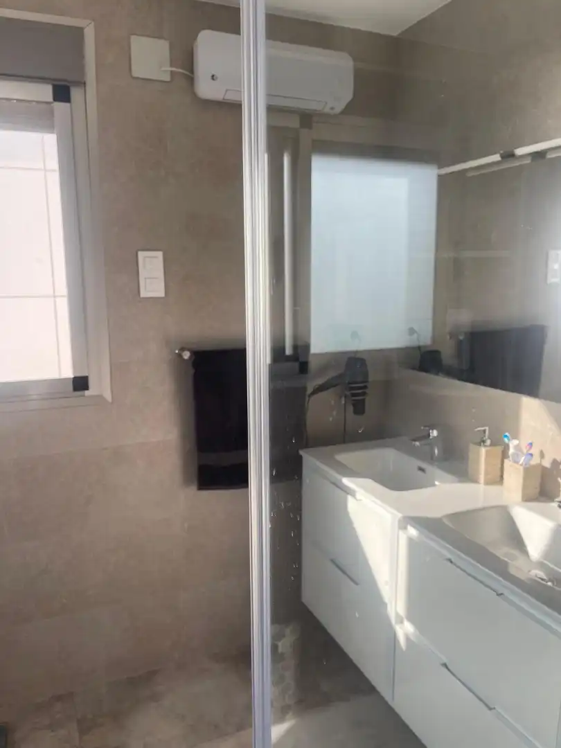 Baño de Casa o chalet de alquiler con opción a compra en Burriana / Borriana con Aire acondicionado, Jardín privado y Piscina
