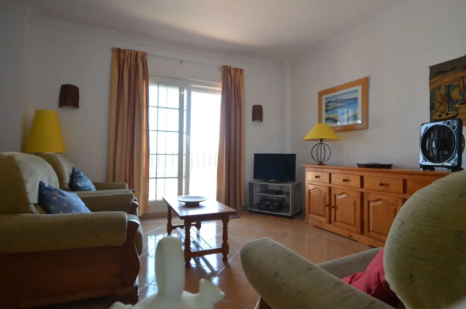 Wohnzimmer von Dachboden zum Verkauf in Ayamonte mit Terrasse, Möbliert und Gemeinschaftspool