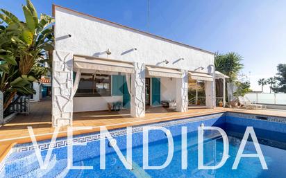 Exterior view of House or chalet for sale in Castelldefels  with Air Conditioner, Heating and Storage room