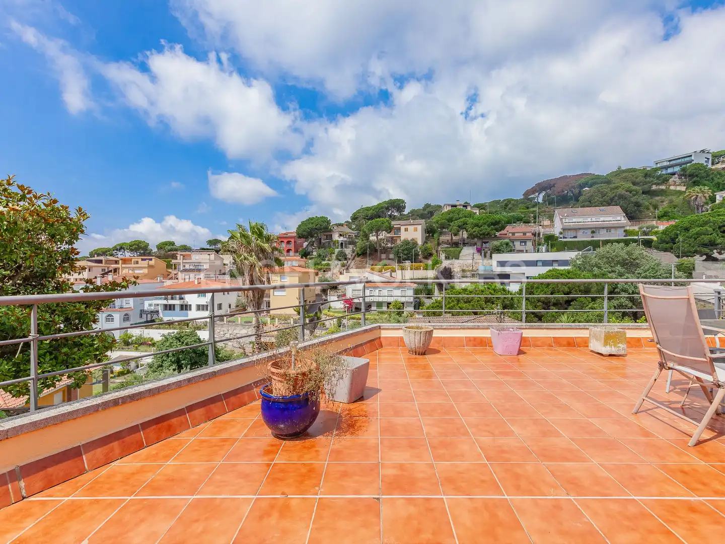 Terraza de Casa o chalet en venta en Mataró con Aire acondicionado, Calefacción y Jardín privado