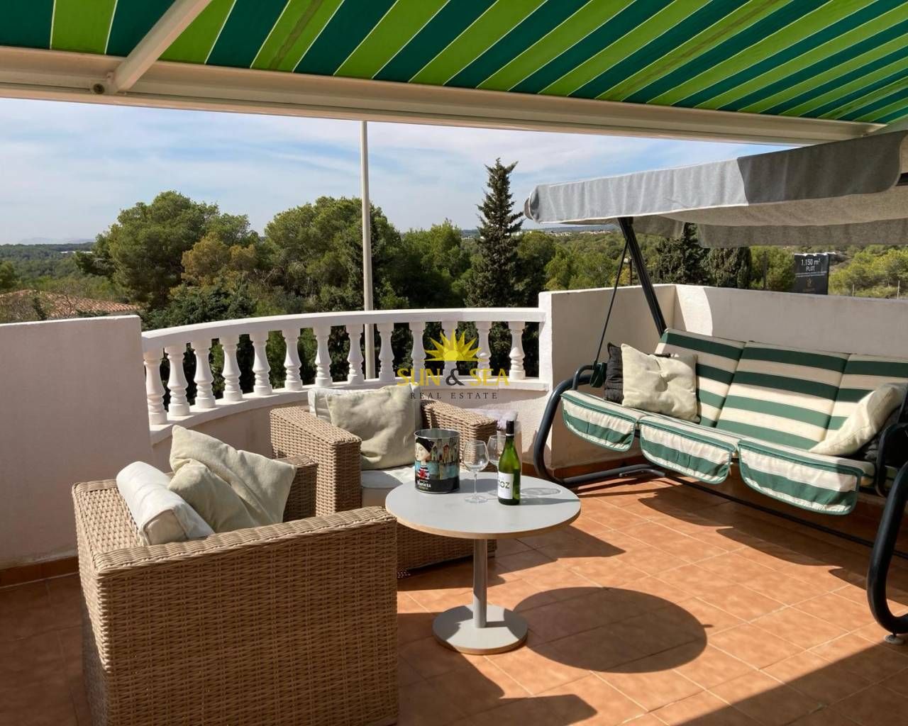 Terrace of House or chalet to rent in Orihuela  with Air Conditioner, Heating and Terrace