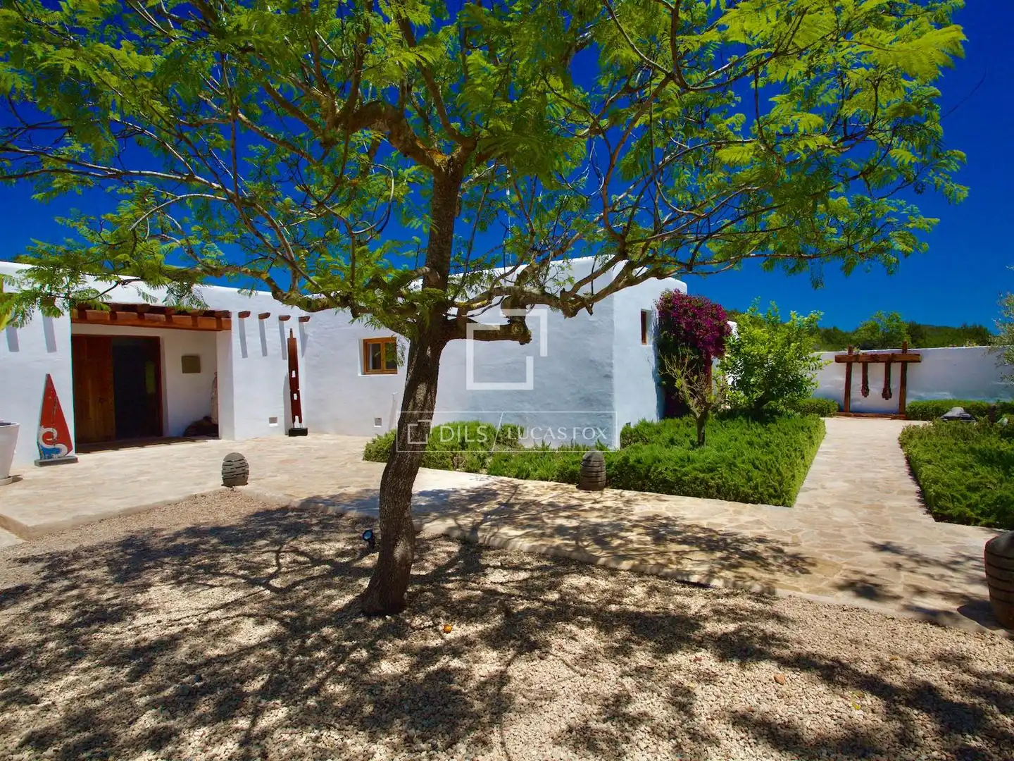 Exterior view of Country homes for sale in Santa Eulària des Riu  with Air Conditioner, Heating and Private garden